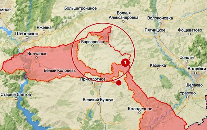 ВС РФ освободили 212 кв. км территории с начала окружения в Харьковской области