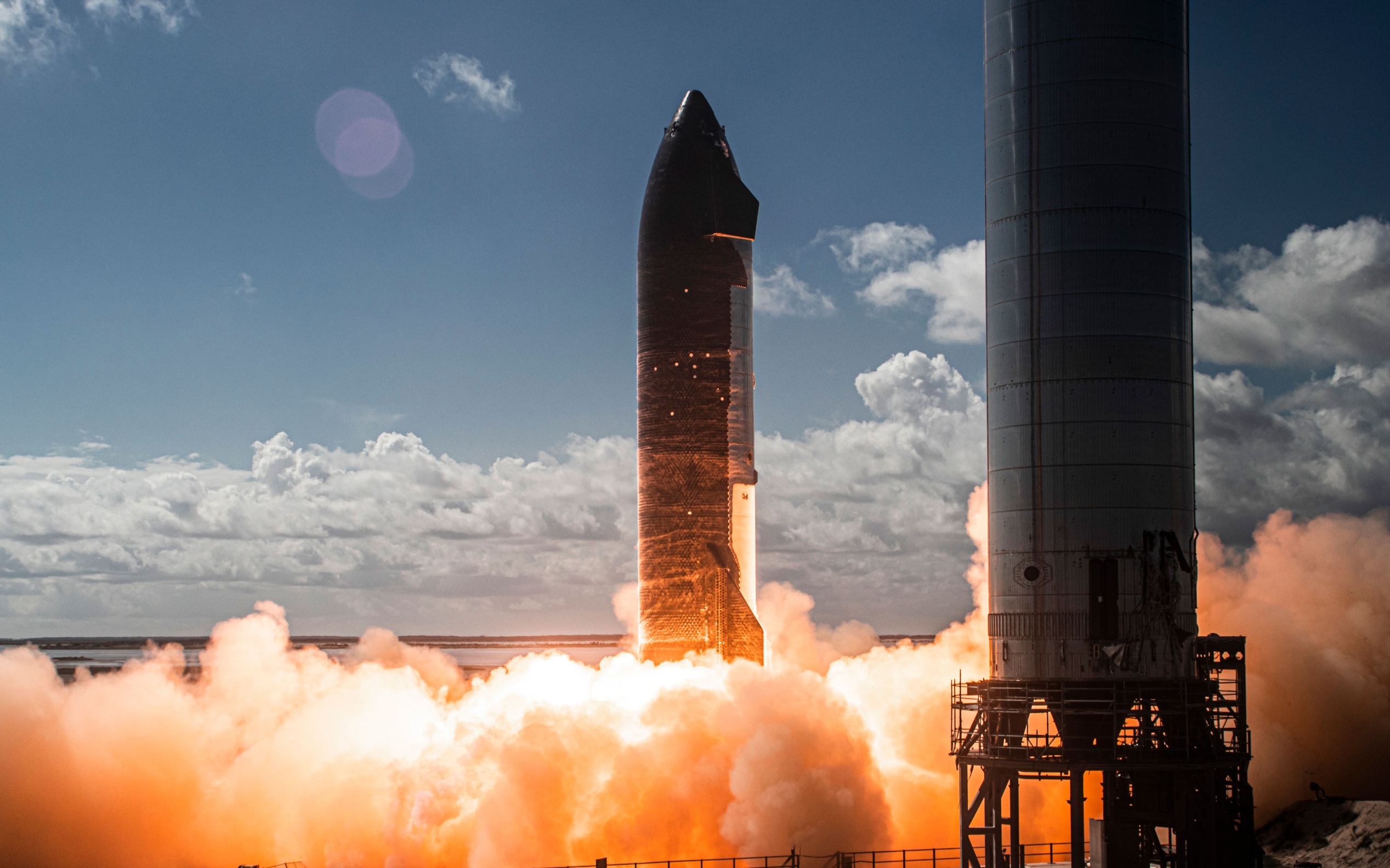 Корабль Starship взорвался при приводнении после орбитального полета