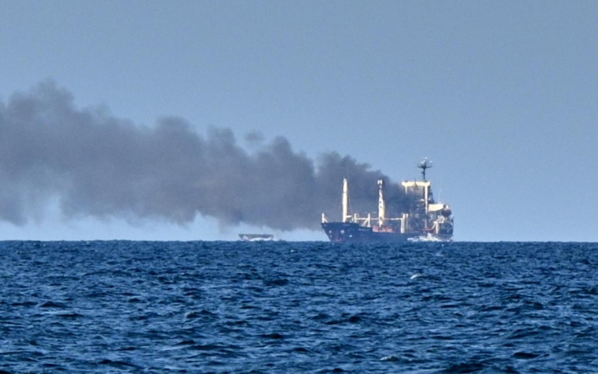 МО РФ сообщило об ударе БПЛА по сухогрузу с грузом для ВСУ в Черном море