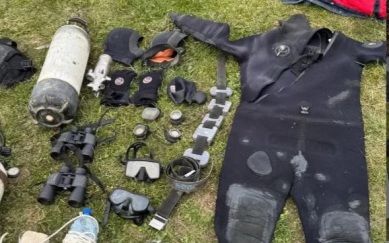 Дайвер задержан за незаконную добычу янтаря у побережья Светлогорска
