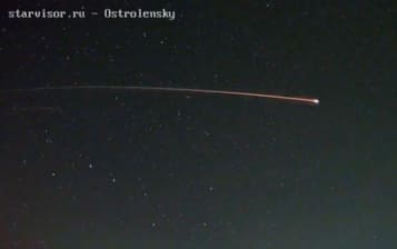 Над Челябинской областью пролетел хвостатый огненный шар