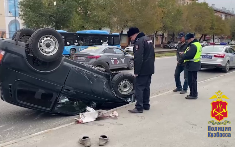 В Кемерове при столкновении двух авто погибла пенсионерка
