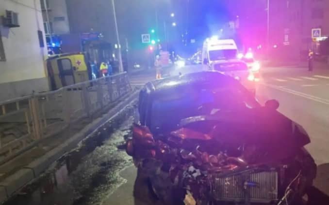 На видео попало смертельное ДТП со скорой помощью в Петрозаводске