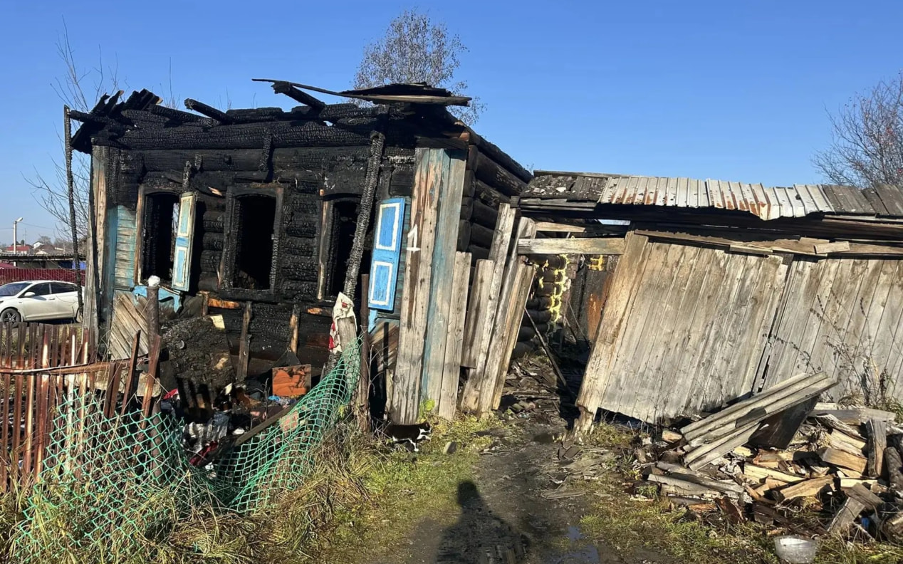 На Урале 13-летний мальчик погиб, спасая бабушку и собаку при пожаре