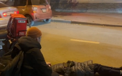 В Иркутске автомобиль сбил женщину-пешехода на зебре
