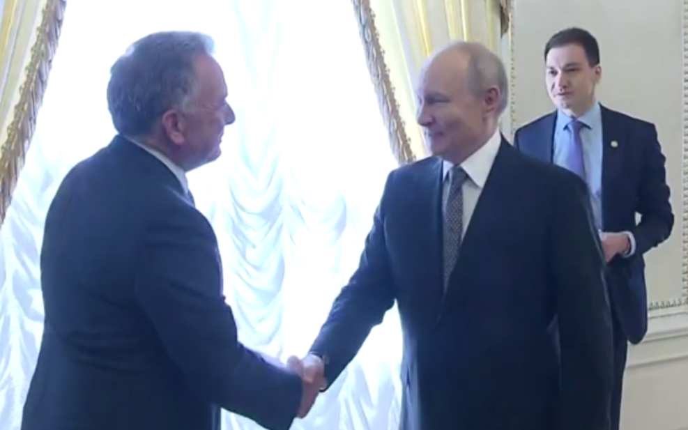 Путин по-английски поблагодарил Уиткоффа за визит в Санкт-Петербург