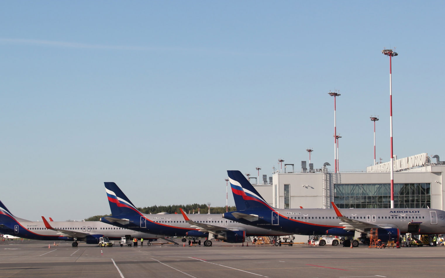 В Нижнем Новгороде приземлились 13 самолетов, летевших в Москву