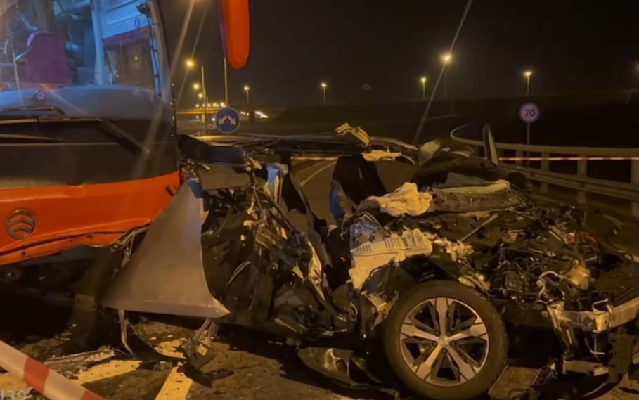 В Калининградской области автобус попал в аварию, один пострадавший