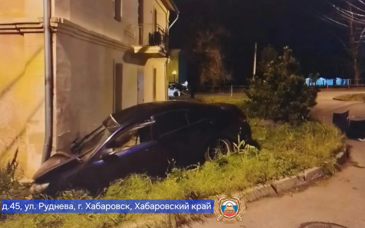 Один человек погиб, один пострадал в результате ДТП в Хабаровске
