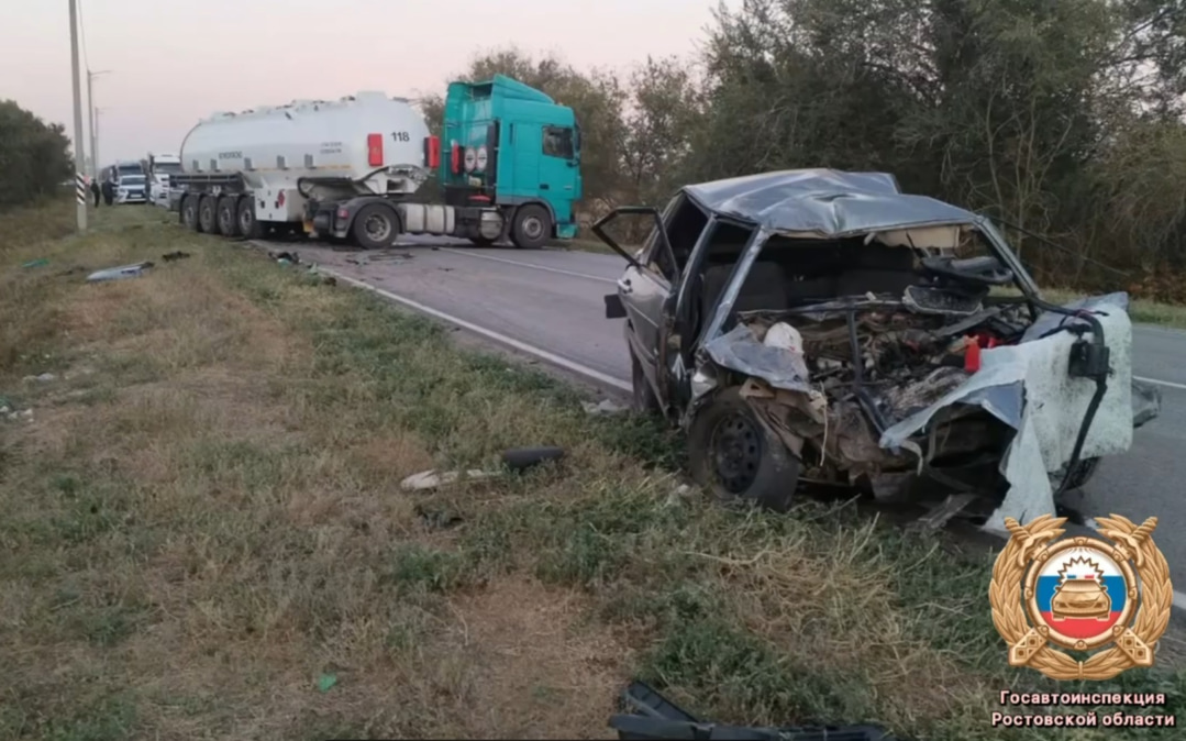 Водитель авто погиб в ДТП с многотонным грузовиком в Ростовской области