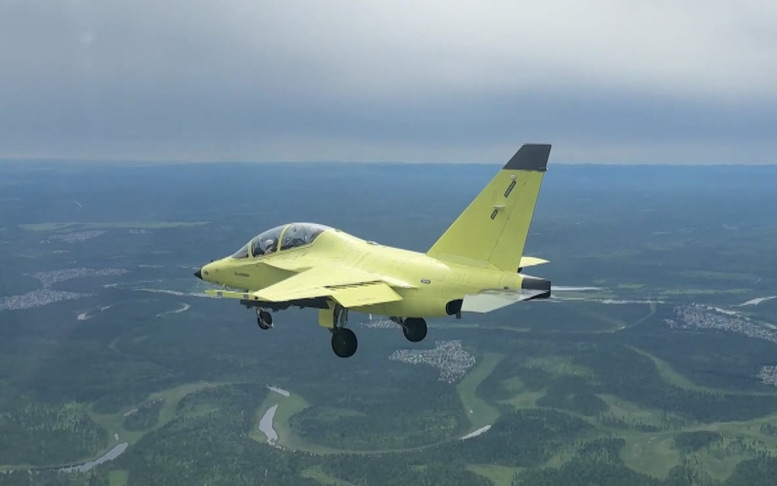 Самолет Як-130М обеспечили комплексом активной защиты "Президент-С130"