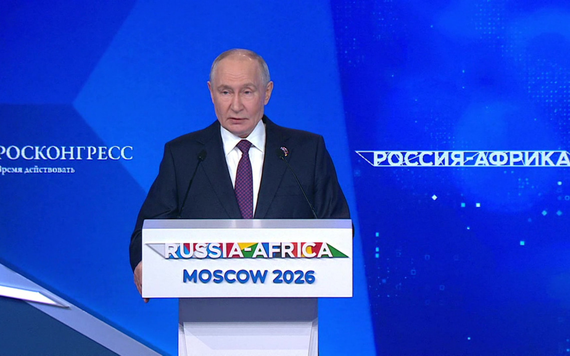 Путин заявил, что Россия никогда не рассматривала Африку для соперничества