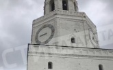 Спасская башня в Казанском Кремле лишилась стрелки на часах из-за ветра