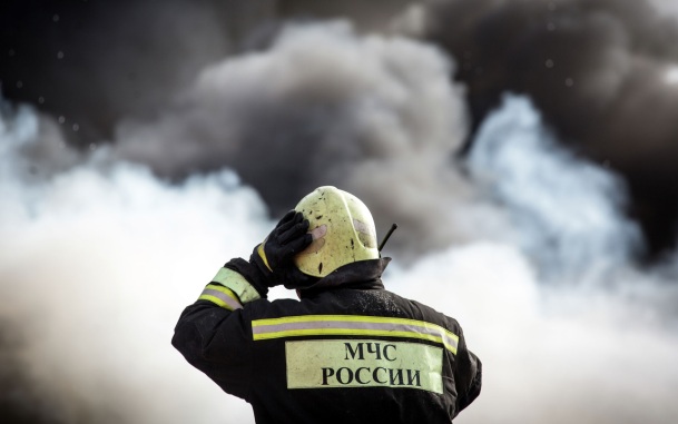 Ликвидировано открытое горение в ТЦ Новосибирской области