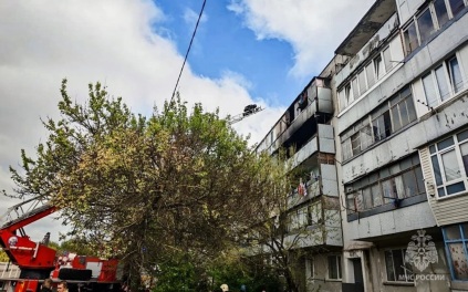 Из горящего дома в Севастополе эвакуировали 25 человек