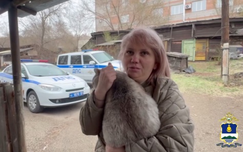 Сотрудники ДПС Улан-Удэ спасли из пожара четырех человек и кота