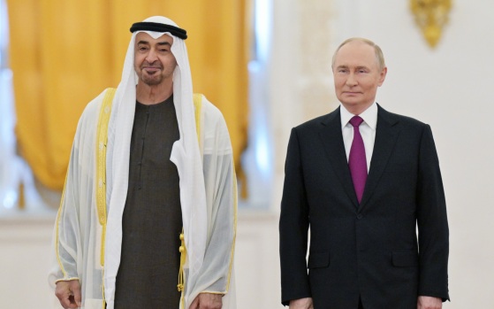 Владимир Путин поговорил с президентом ОАЭ