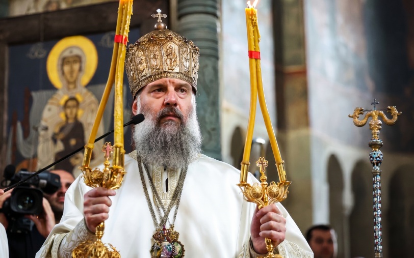 Новый патриарх Грузии Шио III провел первую праздничную службу