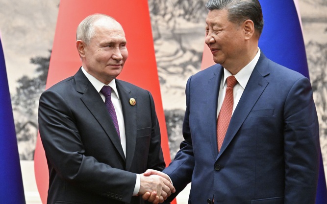 Путин прилетел в Китай