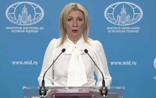 Захарова назвала информацию о создании Россией фейков с Пашиняном "вбросом"