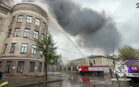 По факту пожара в здании иркутского НИИ организована проверка
