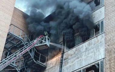 Пожар на Стахановской улице в Москве локализован