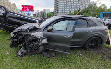 Прудникова не было в автомобиле в момент ДТП на юго-западе Москвы