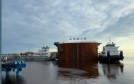 В Якутске установили коффердам под строительство Ленского моста