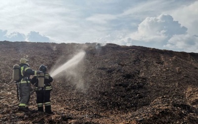 На полигоне ТБО в Приморье произошел пожар на площади 1 тысяча "квадратов"