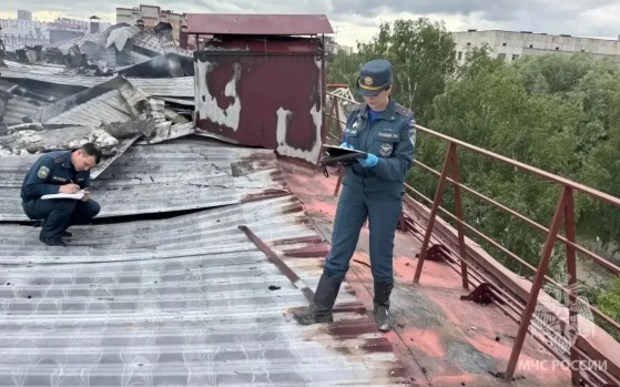 В Башкирии потушили серьезный пожар в пятиэтажке