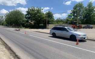 На Кубани пенсионера-велосипедиста сбил автомобиль