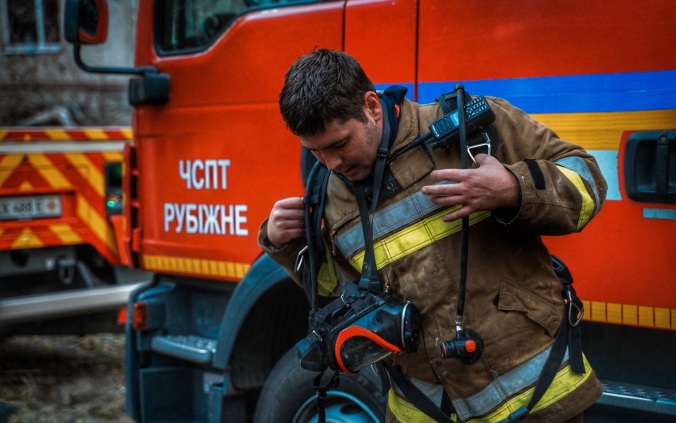 В Николаевской области Украины возник масштабный пожар