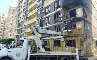 Жильцы многоэтажки в Краснодаре, пострадавшей от атаки БПЛА, вернулись домой