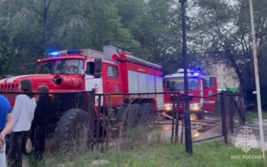 Взрыв бытового газа стал причиной пожара в пятиэтажке в Самаре