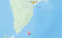 У побережья Камчатки зафиксировано новое землетрясение, магнитуда – 4,9