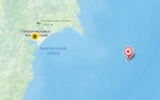 Землетрясение магнитудой 5,7 произошло у Камчатки