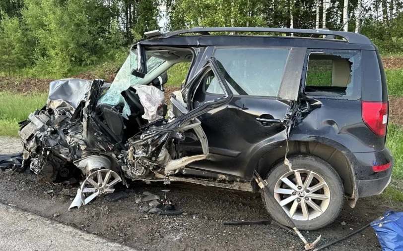 В ДТП на пермской трассе погибли два человека и еще пятеро пострадали