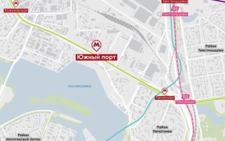 Собянин рассказал о начале строительства станции метро "Южный порт"
