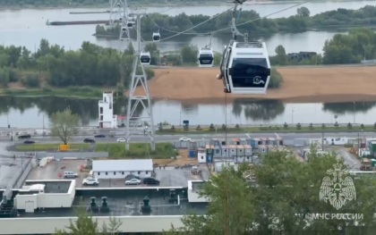 В Нижнем Новгороде на канатной дороге эвакуируют пассажиров