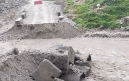 В Забайкалье смыло мост между селами Старый и Новый Олов