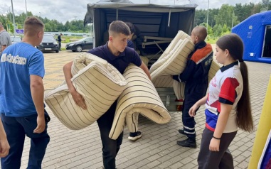 В Солнечногорске развернули ПВР после атаки ВСУ