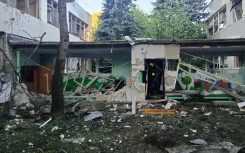 Обломки одного из сбитых в Электростали БПЛА упали на детсад и вызвали пожар