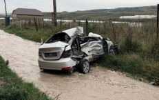 В Дагестане в результате ДТП с участием грузовика и легкового авто погиб человек