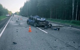 Три человека погибли в лобовом ДТП в Югре