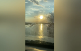 На трассе Ставрополья частично ограничили автодвижение из-за схода селя