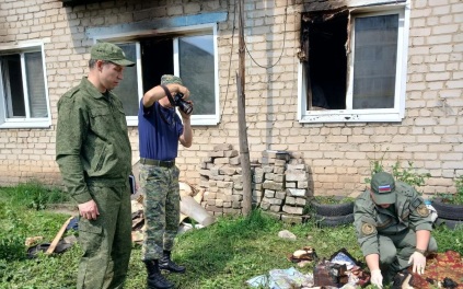 В Ульяновской области при пожаре погибли двое детей и пенсионерка