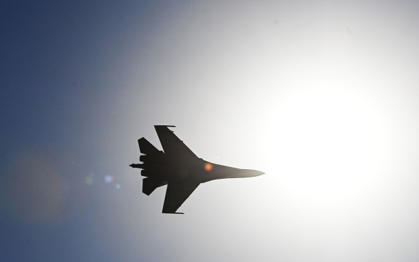 Боевую работу Су-35С в зоне СВО засняли на видео