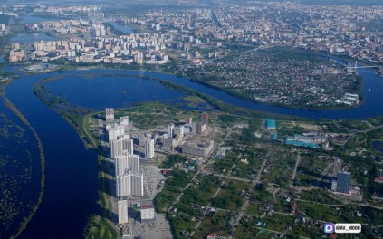Уровень воды в реке Туре в Тюмени продолжает расти