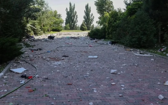 Поврежденный обломками БПЛА дом в Ростове-на-Дону восстановят