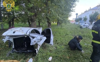 Машина влетела в дерево в Башкирии, погибли парень и девушка
